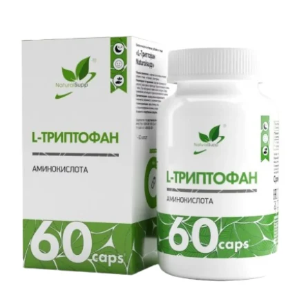 L Триптофан  L Tryptophan NaturalSupp  60 капсул