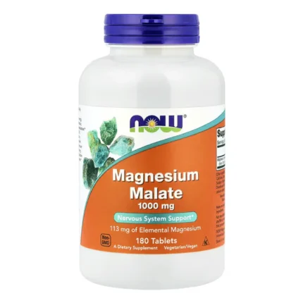 NOW FOODS Magnesium Malate 1000mg 180 tablets
