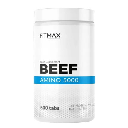 Говяжьи Аминокислоты  Beef Amino 5000 FitMax  500 капсул