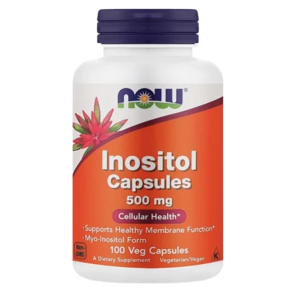 Инозитол B8 Inositol 500mg NOW 100 капсул