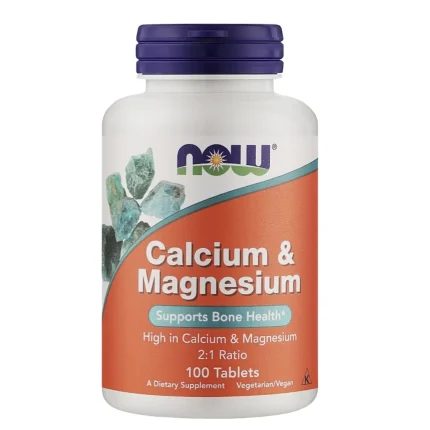 Кальций и Магний  Calcium Magnesium 2к1 NOW  100 таблеток
