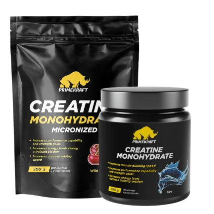 Креатин моногидрат  Creatine monohydrate Prime Kraft  200   500 грамм