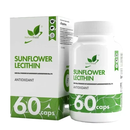 Лицетин подсолнечный Lecithin NaturalSupp 60 капсул