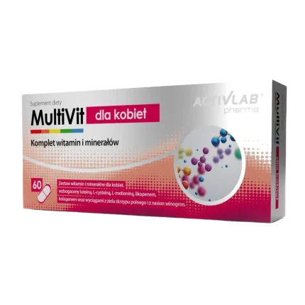 Мультивитамины женские  Multivit for women Activlab 60 капсул