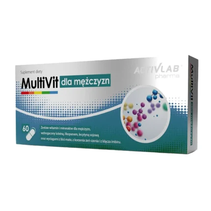 Мультивитамины мужские Multivit for men Activlab 60 капсул