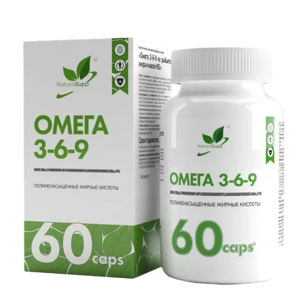 Омега 3 6 9 Omega 3 6 9 NaturalSupp 60 капсул