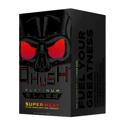 Предтренировочный комплекс  Qhush Platinum Black Super Heat USN  300 грамм 1