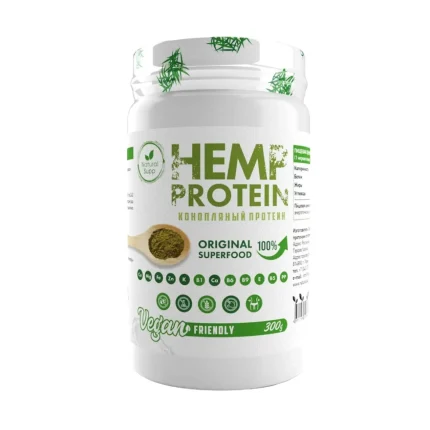 Протеин конопляный  Hemp protein NaturalSupp  300 грамм