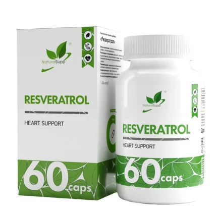 Расвератрол  Rasveratrol 100mg NaturalSupp  60 капсул