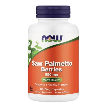 Со Пальметто Экстракт карликовой пальмы  Saw Palmetto Berries 550mg NOW  100 таблеток
