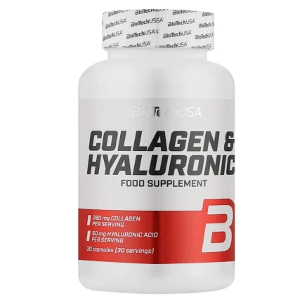 BiotechUSA Добавка Collagen и гулауроновая кислота в таблетках