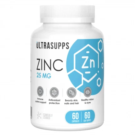 UltraSupps zinc цитрат 60капс