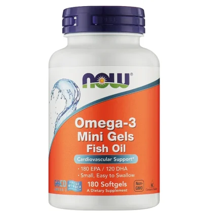 Омега 3 мини капсулы now foods scaled