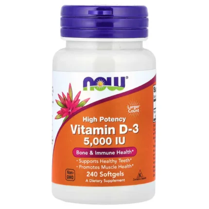 Now foods 5000 ui 240 caps 1x