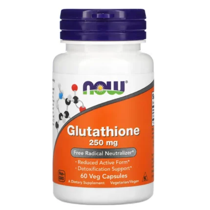 Now foods glutatione 250 mg 60 caps