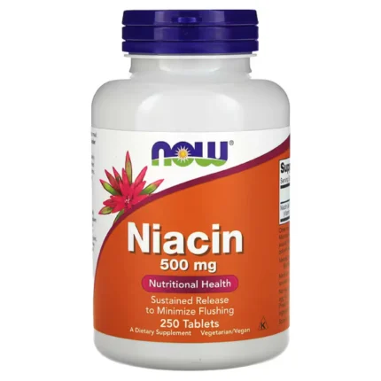 Now foods niacin 500 mg 250 tablets 1x