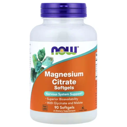 Now Foods Magnesium Citrate 90 caps undefined