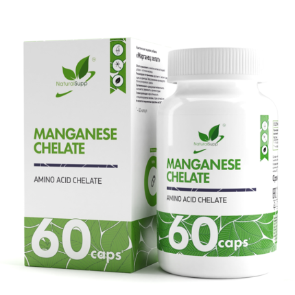 Naturalsupp Manganese chelate 60 caps