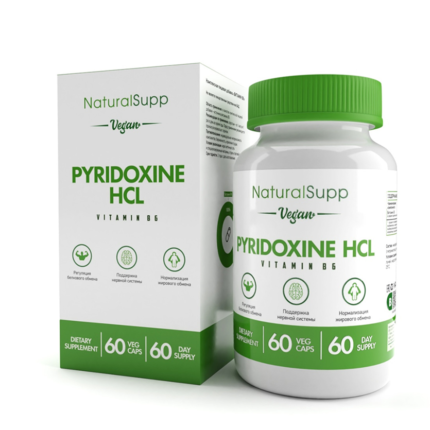Naturalsupp vitamin B6 Pirodoxine HCL