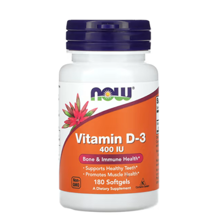 NOW FOODS vitamin D3 400IU