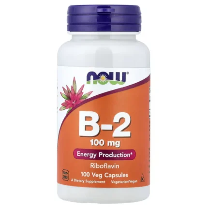 Now Foods Vitamin B 2 100mg 100 caps